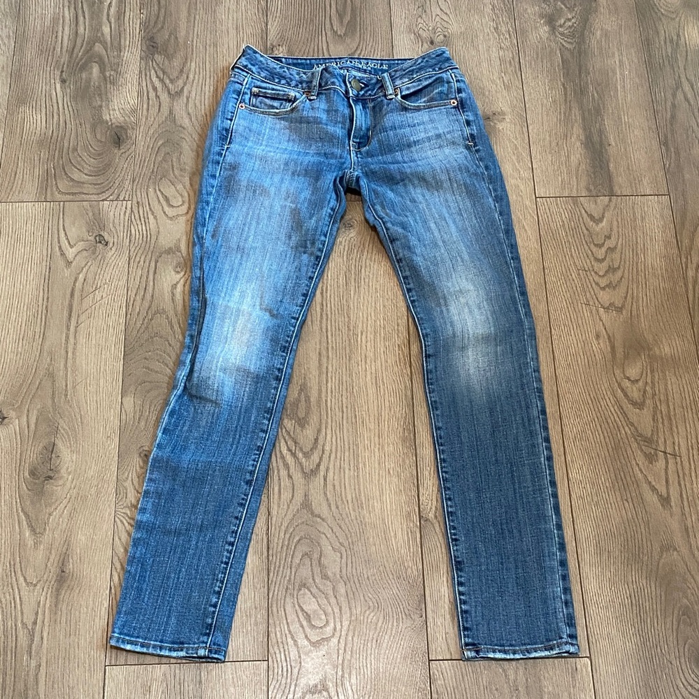 American Eagle Outfitters Blue Skinny Jeans